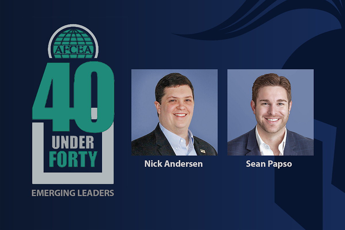 Invictus Leaders Nick Andersen and Sean Papso Win AFCEA 40 Under Forty Award