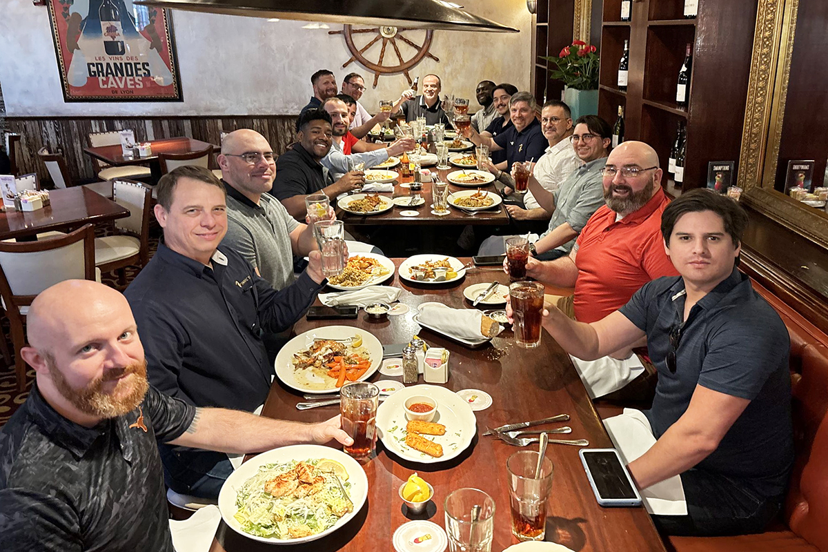 Invictus President Jamie Navarro Visits San Antonio Team